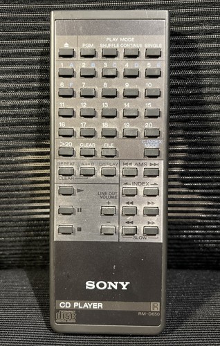 Sony d650 lettore - rm-d650,